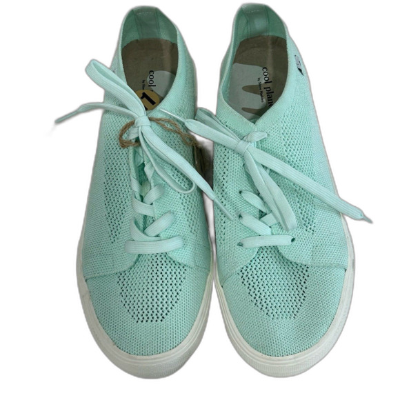 Steve Madden Sneakers Women’s Size 11 Mint Green Cool Planet VALERYY Tie-Up - Picture 11 of 12
